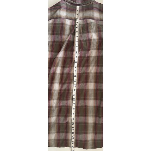 Eddie Bauer Relaxed Shirt Mens Large Multicolor Plaid Long Sleeve Button Casual - Picture 10 of 10
